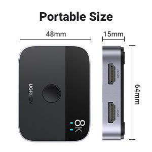 8K 60Hz HDMI 2.1 Switcher 2 In 1 Out - 13