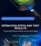 Digital LCD Alcohol Breathalyzer Contactless Portable Detector