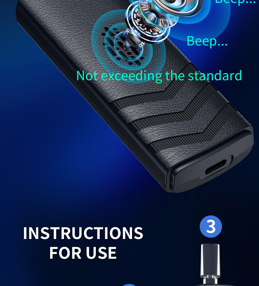 Digital LCD Alcohol Breathalyzer Contactless Portable Detector
