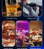 Digital LCD Alcohol Breathalyzer Contactless Portable Detector