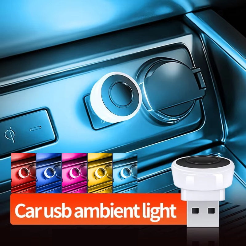 5V USB LED Mini Ambient Atmosphere Light for Car Home and Office