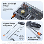 228W 9 Port Car Cigarette Lighter Splitter with Retractable PD Cable
