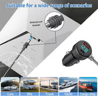 163W Car Charger Adapter for Starlink Mini with USB-C and DC Cable