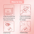 Double Ended Ice Roller for Face and Body De-Puffing