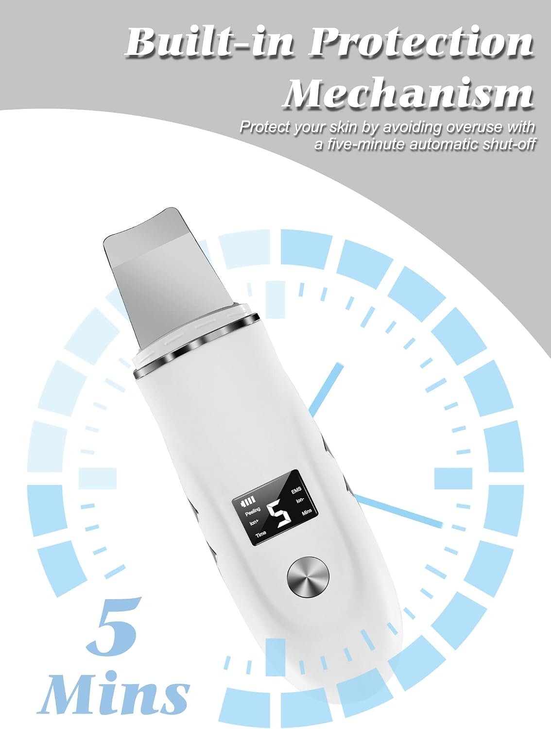 Ultrasonic Facial Skin Scrubber and Pore Cleanser - 13