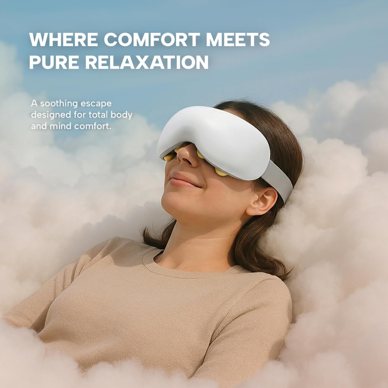 Smart Eye Massager with Cooling and Vibration for Eye Strain - 13