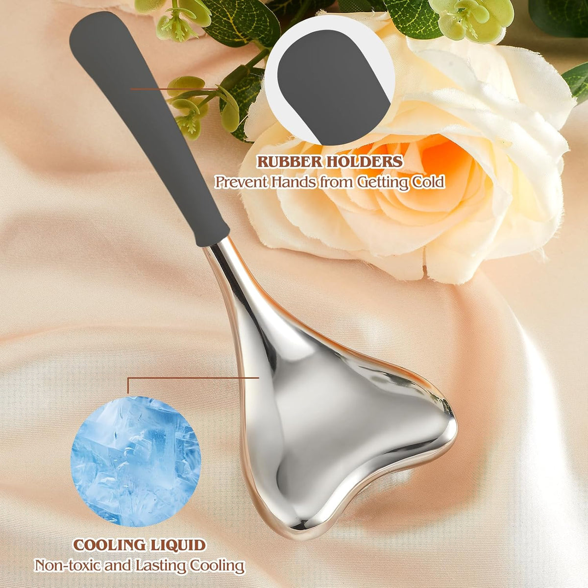Stainless Steel Gua Sha Facial Cooling Massage Sticks