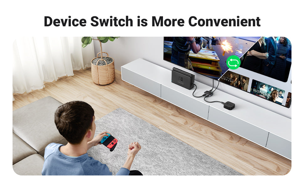 8K 60Hz HDMI 2.1 Switcher 2 In 1 Out - 11