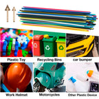 Plastic Welding Repair Kit with Rods and Replacement Tips