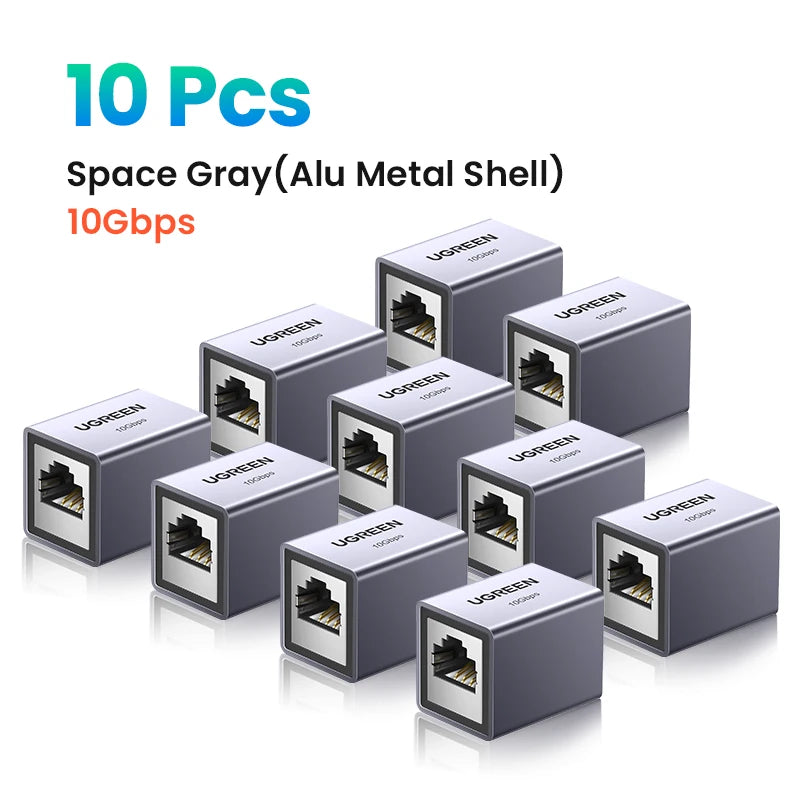 10Gbps RJ45 Ethernet Cable Extender Adapter