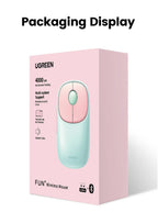 Slim Rechargeable Wireless Mouse with Bluetooth and 4000 DPI