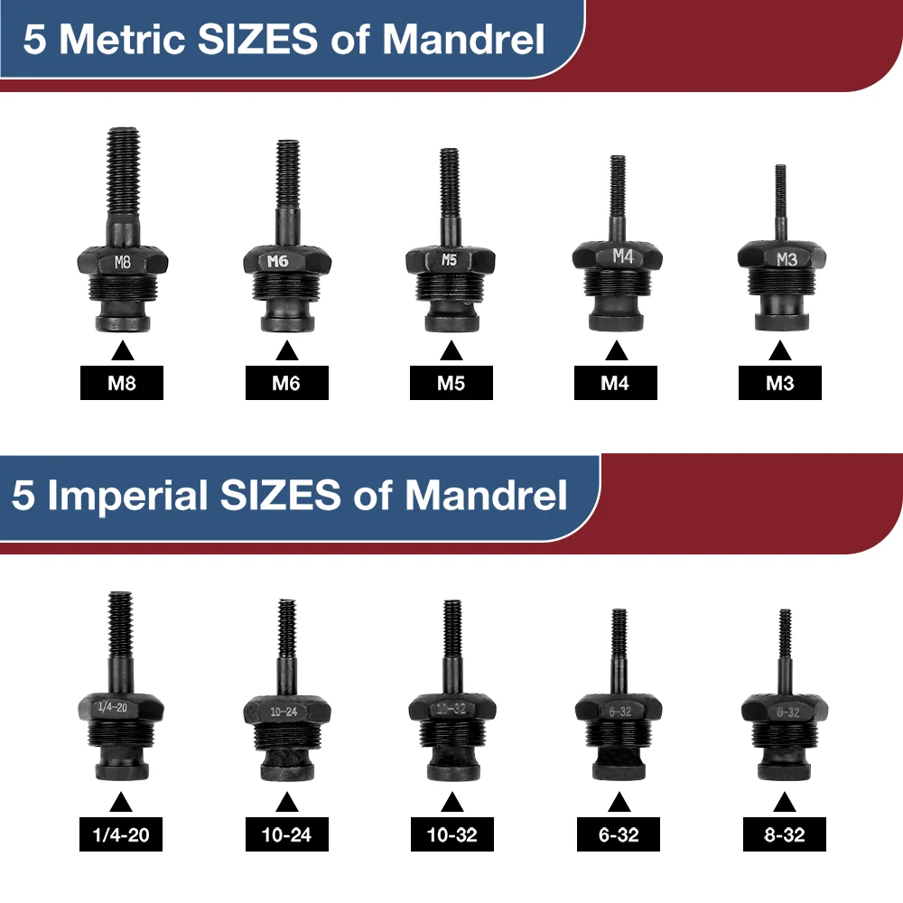 Electric Drill Rivet Nut Adapter Attachment - 14