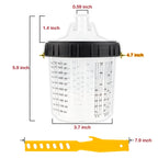 600ml Disposable Paint Mixing Cup System for Spray Guns
