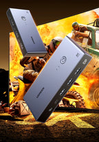 8K 60Hz DisplayPort 1.4 KVM Switch for Dual Computers