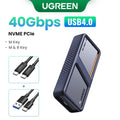 40Gbps USB4 NVMe M.2 SSD Enclosure with Aluminum Cooling Case