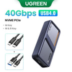 40Gbps USB4 NVMe M.2 SSD Enclosure with Aluminum Cooling Case