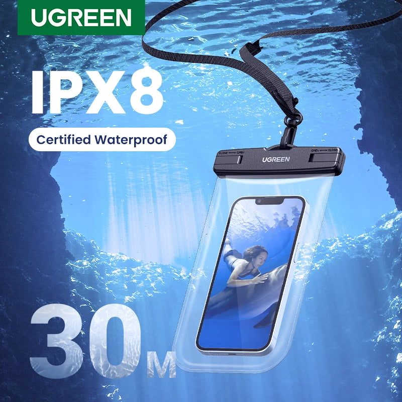 IPX8 Universal Waterproof Phone Pouch for Swimming and Diving - 1
