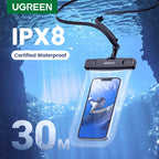 IPX8 Universal Waterproof Phone Pouch for Swimming and Diving