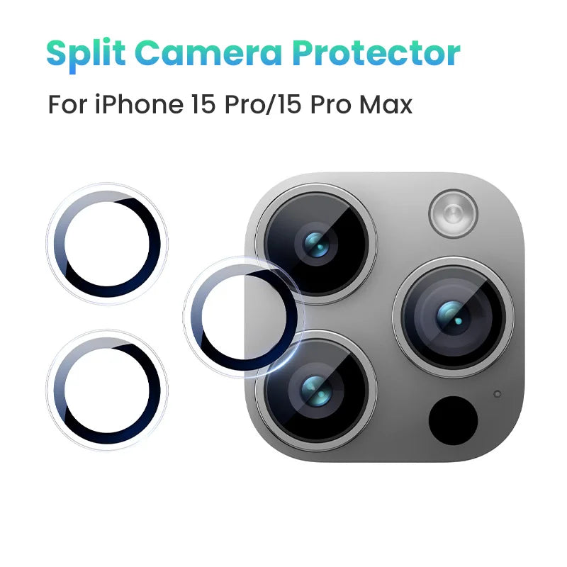 Tempered Glass Camera Lens Protector for iPhone 13-15 Series - 27