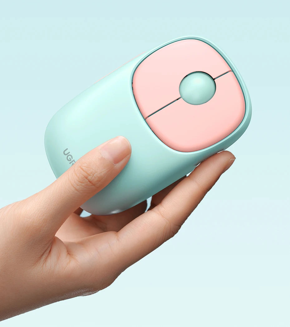 Slim Rechargeable Wireless Mouse with Bluetooth and 4000 DPI