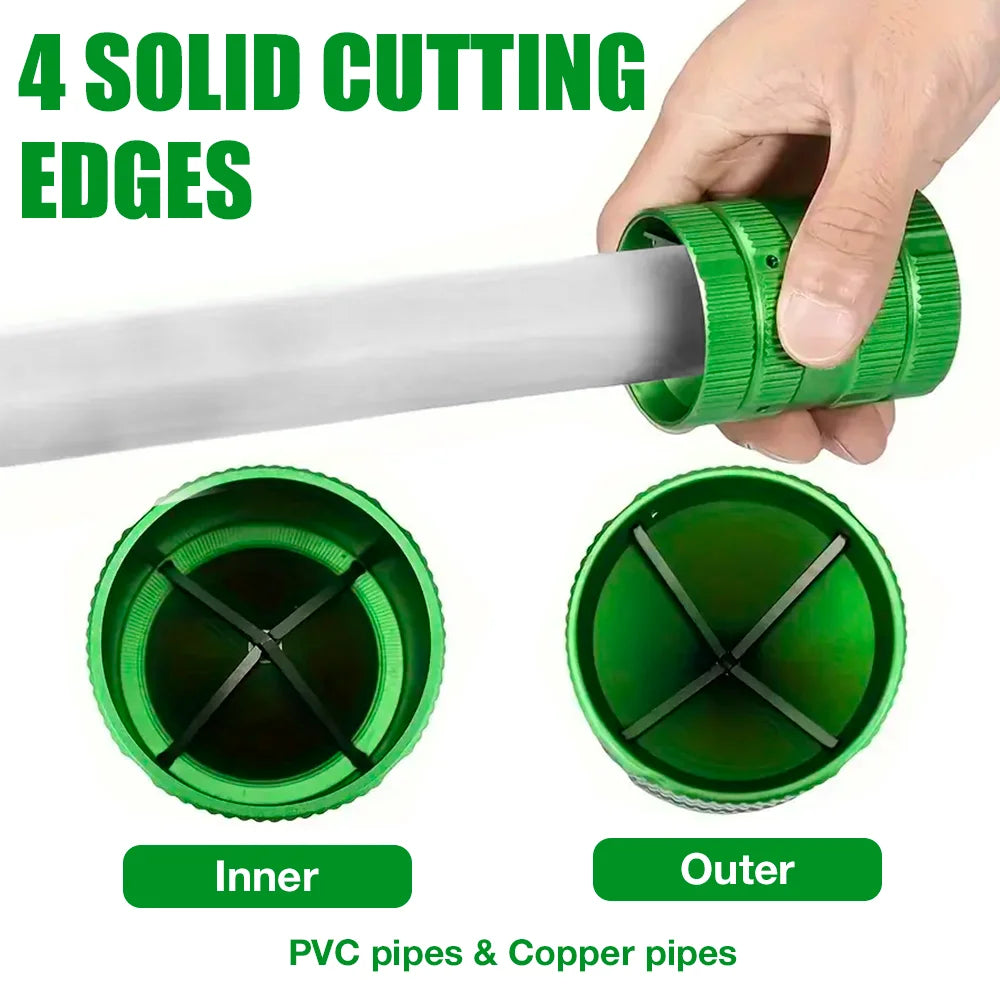Professional Pipe Reamer and Deburring Tool for PVC and Metal Pipes - 4