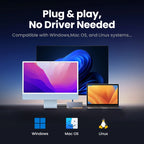 40Gbps USB4 NVMe M.2 SSD Enclosure with Aluminum Cooling Case