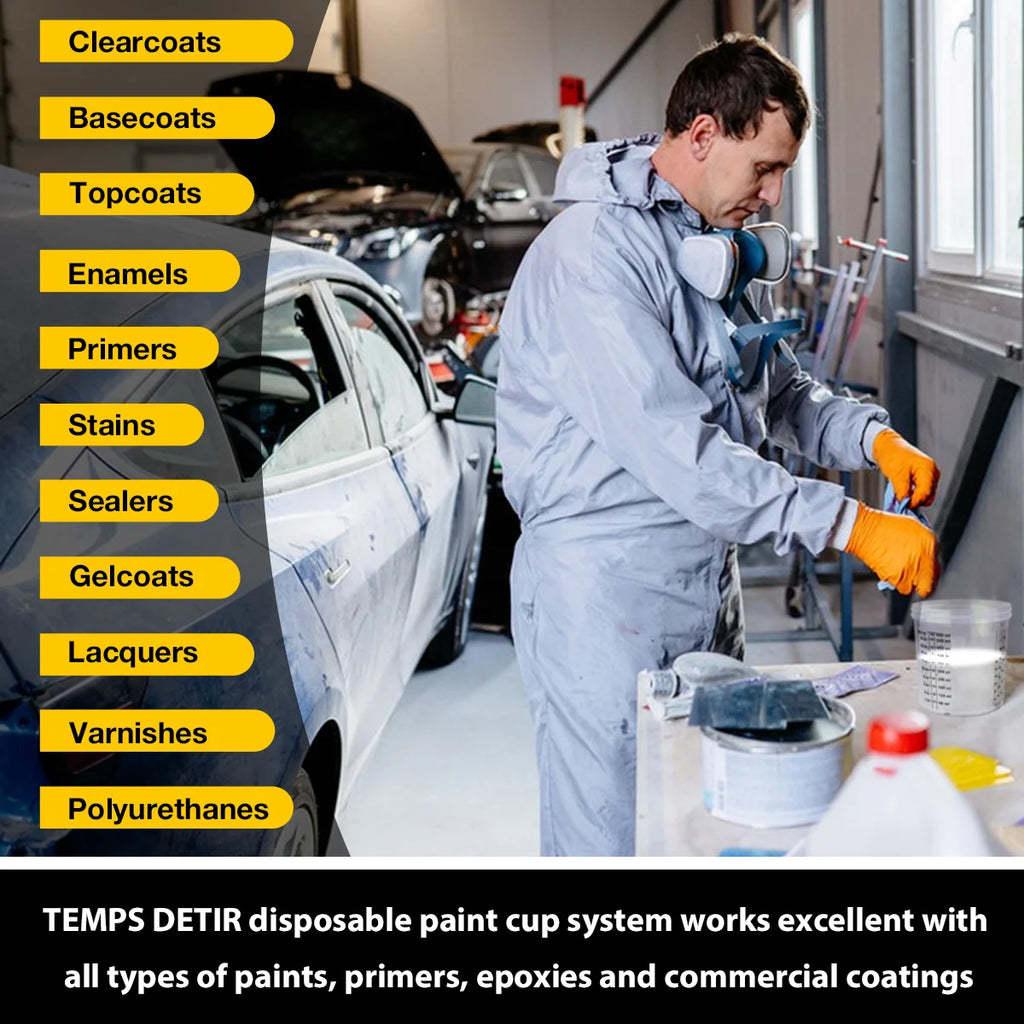 600ml Disposable Paint Mixing Cup System for Spray Guns