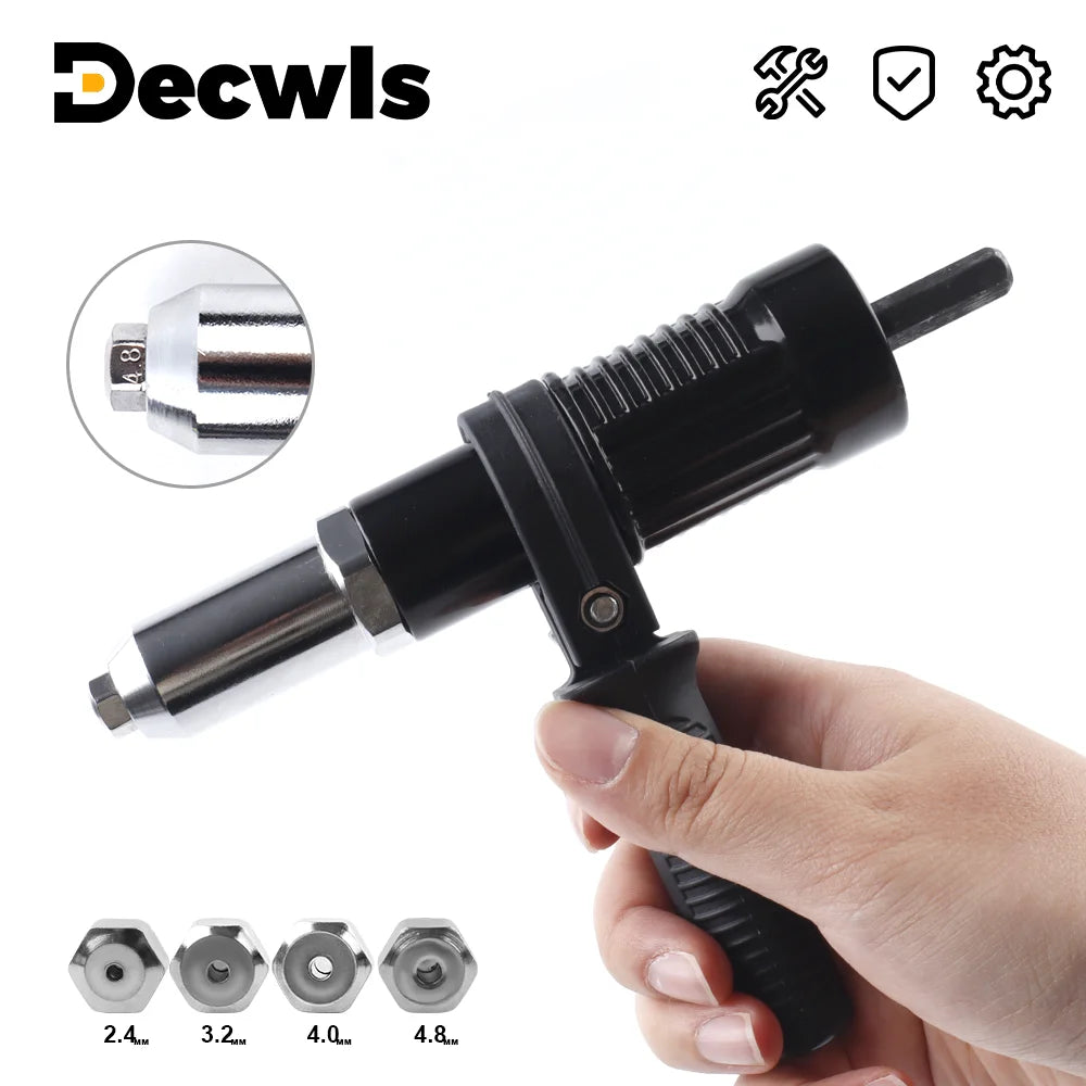 Electric Drill Rivet Gun Adapter Conversion Head