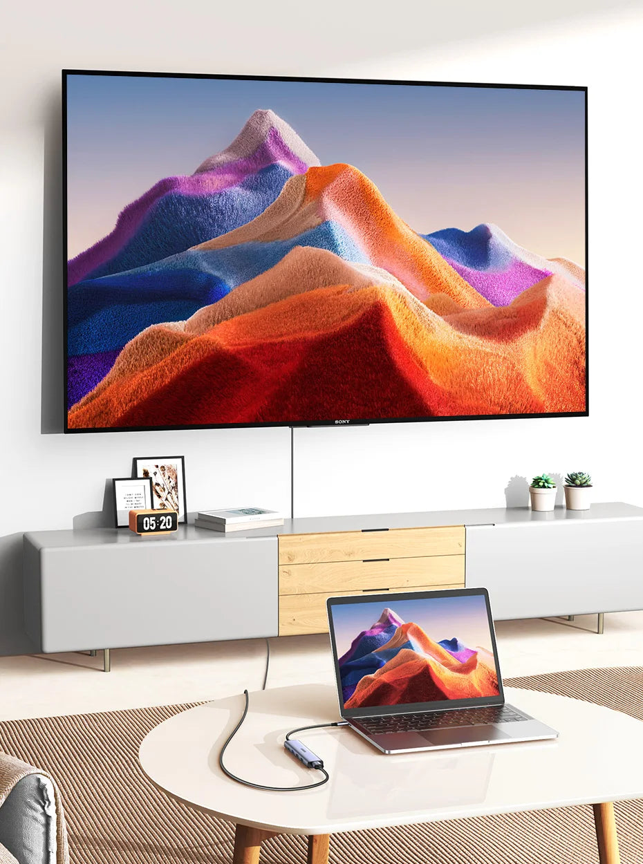5-in-1 USB-C to 4K HDMI Hub with 100W Power Delivery