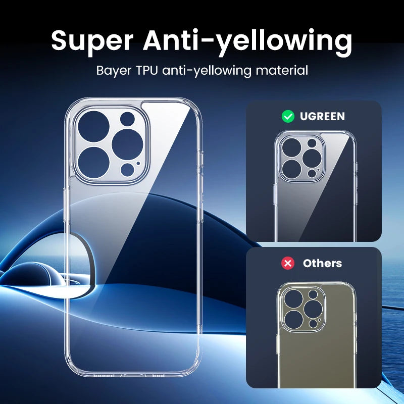 Shockproof Crystal Clear Protective Case for iPhone Series