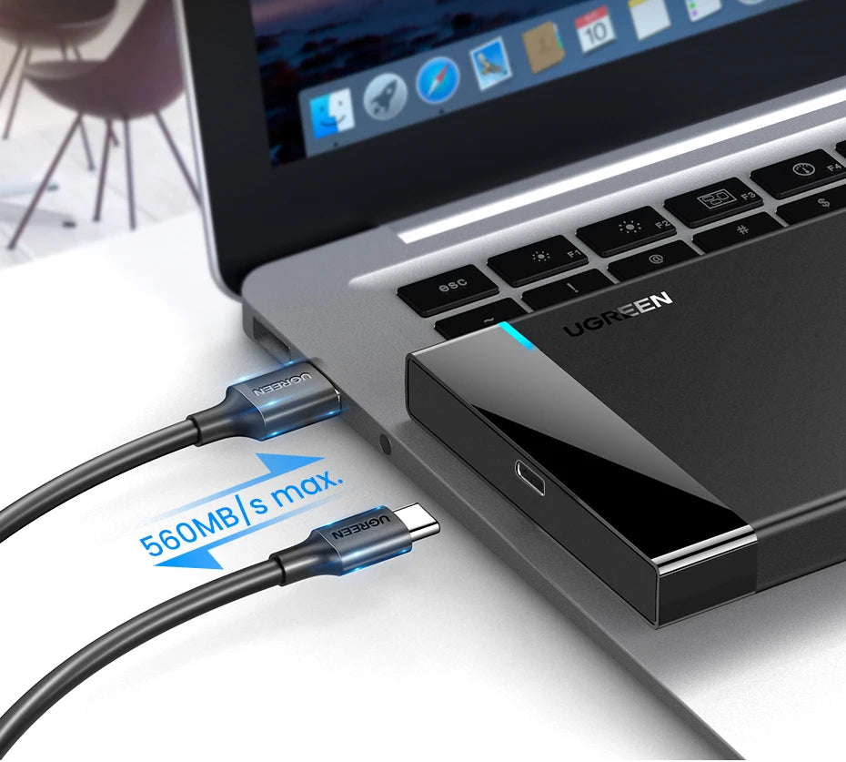 2.5-inch USB 3.1 Hard Drive Enclosure for SATA SSD and HDD