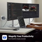 9-in-1 USB-C Docking Station with 4K Triple Display and 100W PD