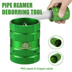 Professional Pipe Reamer and Deburring Tool for PVC and Metal Pipes