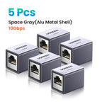 RJ45 Ethernet Cable Extender Adapter 10Gbps Female to Female