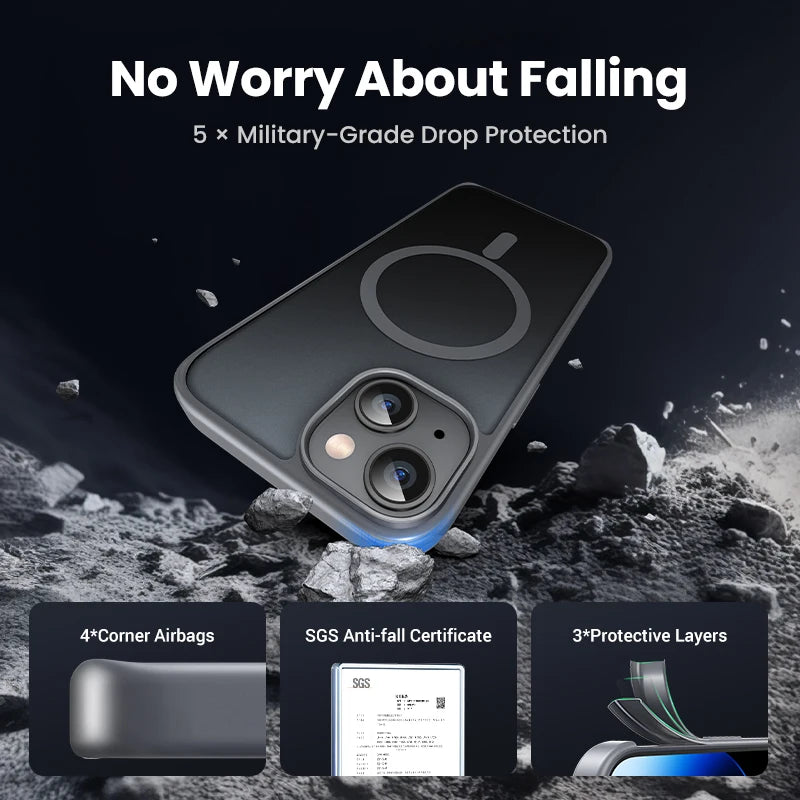 Magnetic Shockproof Phone Case for iPhone 15 and 16 Series - 3