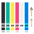 Plastic Welding Repair Kit with Rods and Replacement Tips