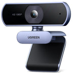 1080P HD USB Webcam with Dual Microphones for Laptop and PC
