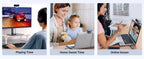 2K HD USB Webcam with Dual Microphones for Video Conferencing