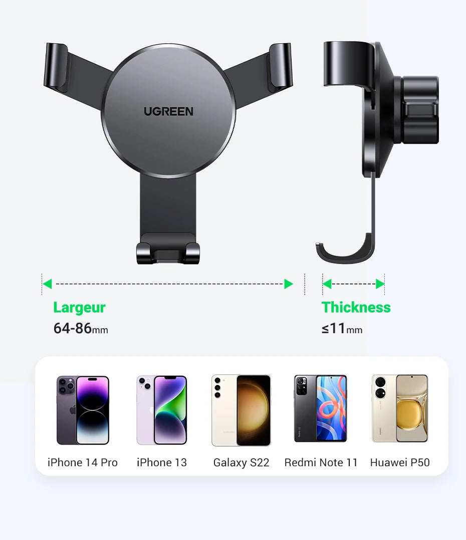 Gravity Air Vent Car Phone Holder Mount - 12