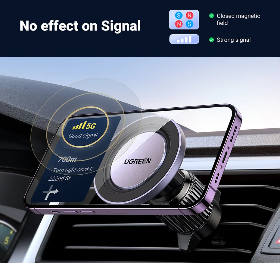 Magnetic Air Vent Car Phone Mount for Smartphones