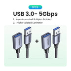 USB 3.0 Extension Cable Male to Female Data Extender Cord