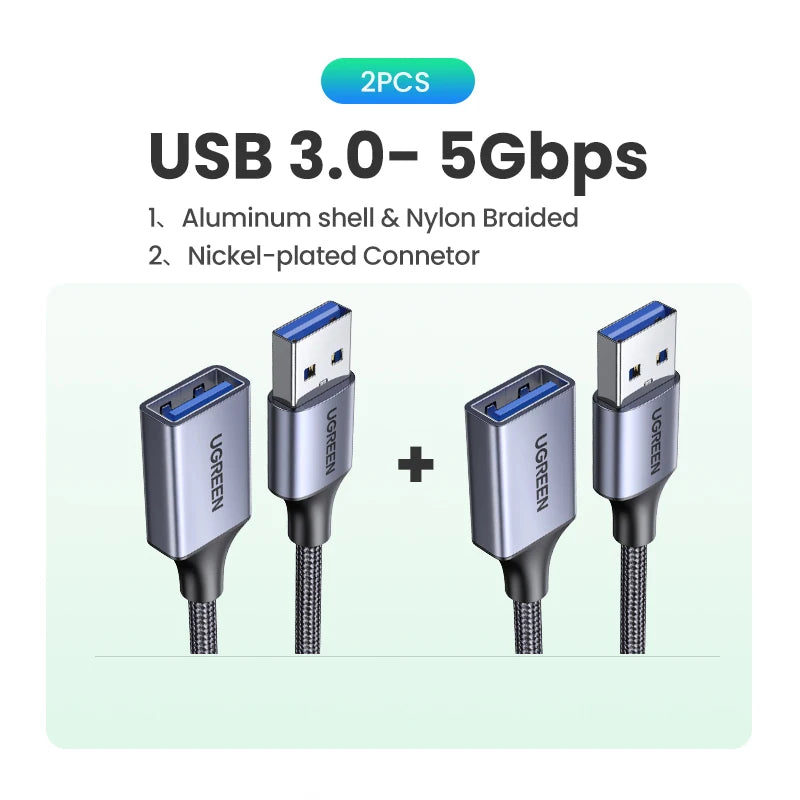 USB 3.0 Extension Cable Male to Female Data Extender Cord
