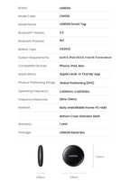 Bluetooth Smart Item Tracker Compatible with Apple Find My