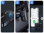 Bluetooth 5.3 Car AUX Adapter for Wireless Music and Hands-Free Calls