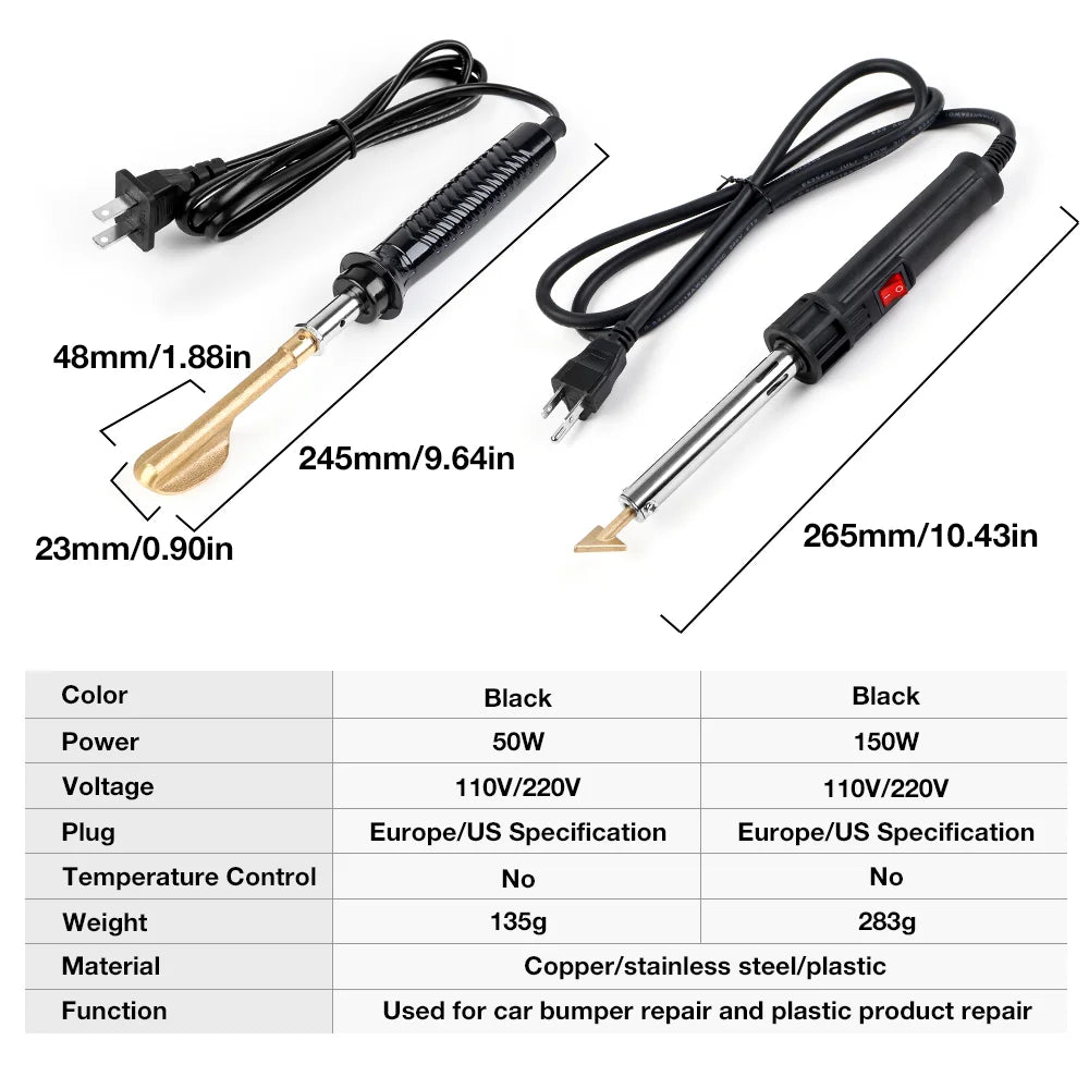 Plastic Welding Repair Kit for Car Bumpers and Household Items