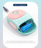 Slim Rechargeable Wireless Mouse with Bluetooth and 4000 DPI