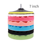 Car Polishing and Buffing Sponge Pad Drill Attachment Kit