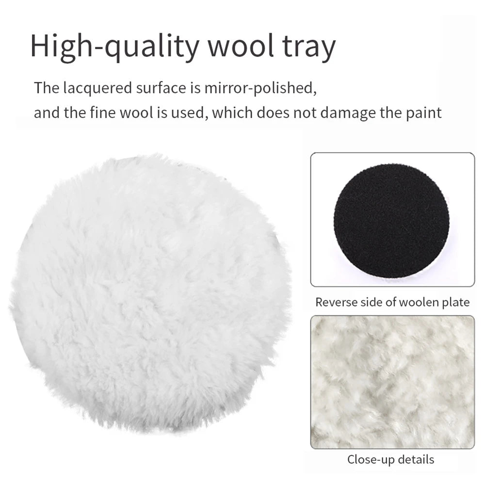 Car Polishing and Buffing Sponge Pad Drill Attachment Kit