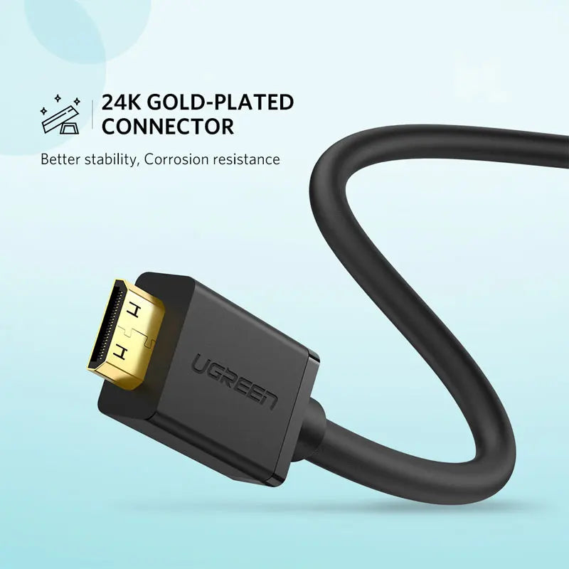Mini HDMI Male to HDMI Female 4K Adapter Cable - 6