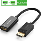 4K DisplayPort to HDMI Adapter for Laptops and Monitors